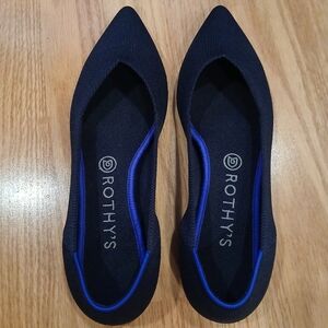 Rothys Pointed Toe Plain Elegant Shoes Size 9.5 for Women
